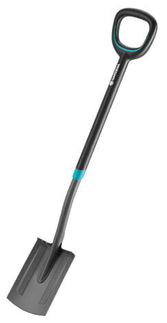 Gardena 17011-20 - Drainage shovel - Steel - Black - Square - D-shaped - Monochromatic