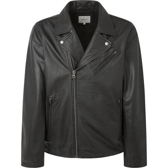 PEPE JEANS Valen leather jacket