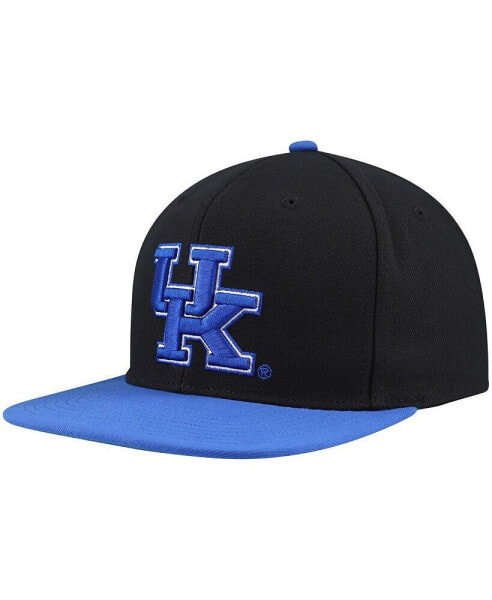 Men's Black/Royal Kentucky Wildcats 2-Tone 2.0 Snapback Hat