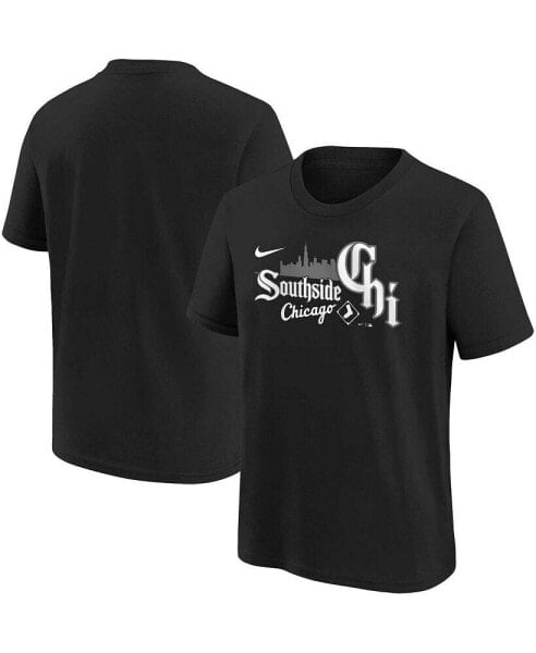 Big Boys Black Chicago White Sox City Connect Graphic T-shirt
