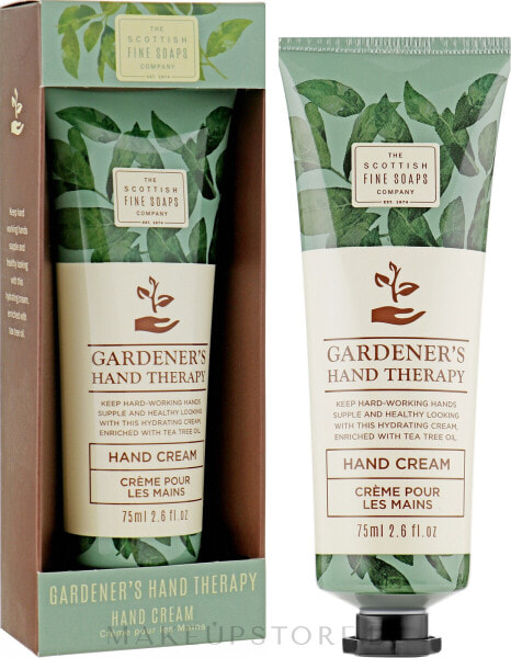 Hand- und Nagelcreme mit Teebaumöl - Scottish Fine Soaps Gardeners Therapy 75 ml