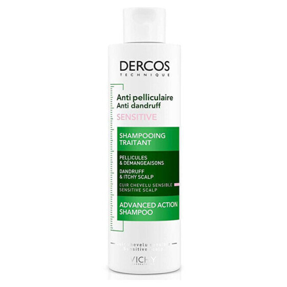 Бессульфатный шампунь против перхоти для чувствительной кожи DERCOS Dermo (Anti-Dandruff Shampoo Sensitive Treatment) 200 мл