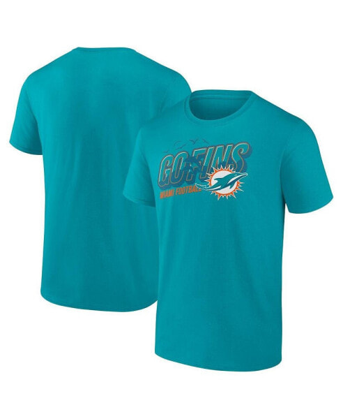 Men's Aqua Miami Dolphins Local T-shirt