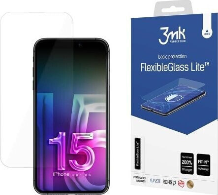 3MK FlexibleGlass Lite iPhone 15 Pro 6.1" Szkło Hybrydowe Lite