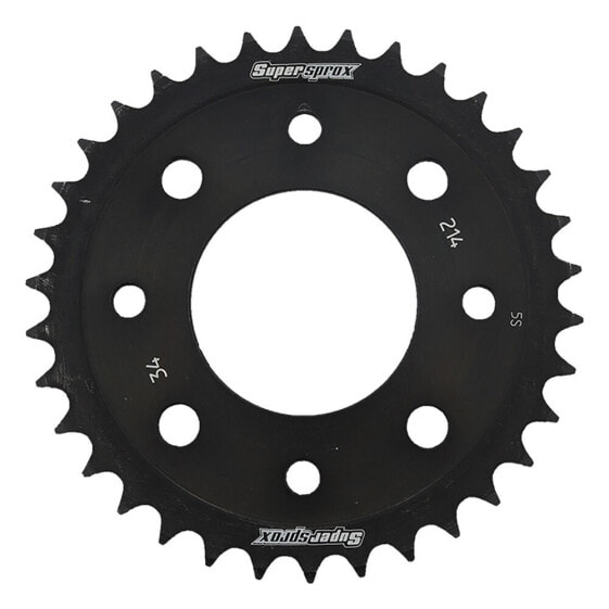 SUPERSPROX Steel Honda 420x34 RFE214X34BLK Rear Sprocket