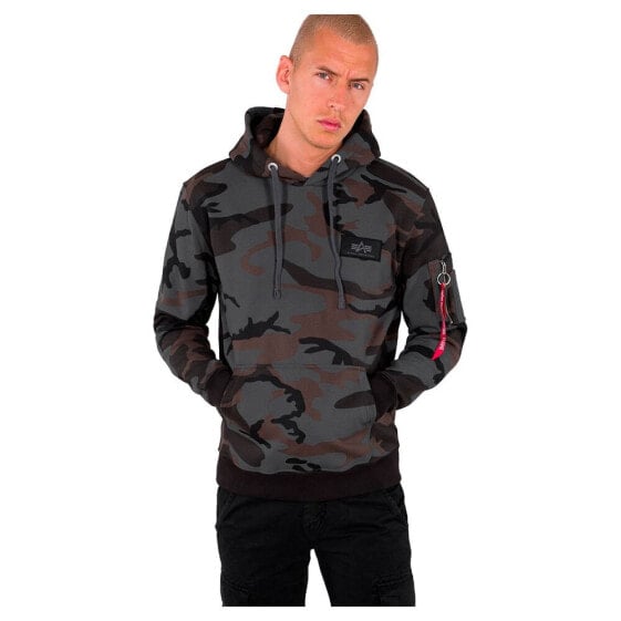 ALPHA INDUSTRIES Back Print Camo hoodie