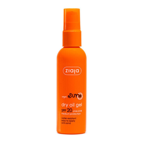 Suchý olej na opalování v gelu SPF 20 Sun (Dry Oil in Gel) 90 ml