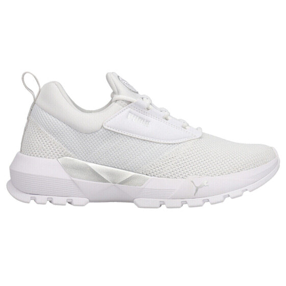 Puma Venus Lace Up Womens White Sneakers Casual Shoes 387913-01