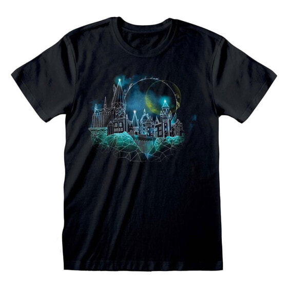 HEROES Official Harry Potter Wireframe Hogwarts short sleeve T-shirt