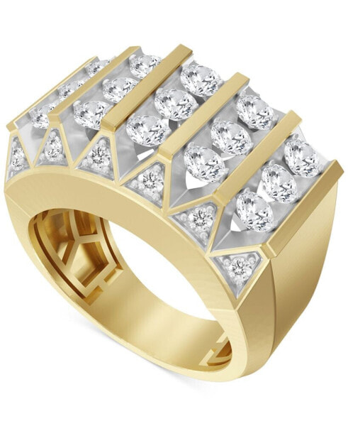 Кольцо Macy's Diamond Multirow 2ct. Gold
