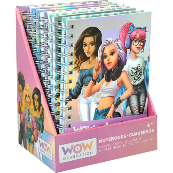 WOW GENERATION A5 Notebook Hard Cover 80 Sheets