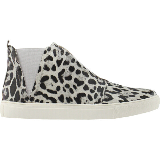 COCONUTS by Matisse Love Worn Leopard High Top Womens Grey Sneakers Casual Shoe