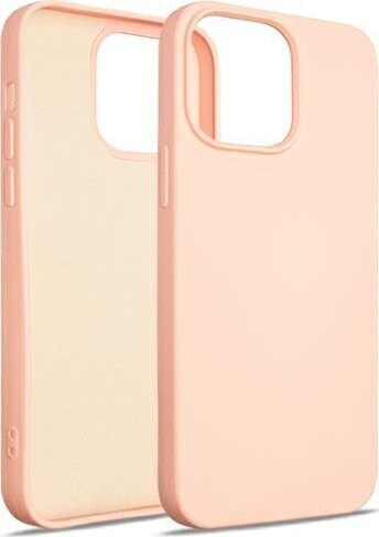 Beline Beline Etui Silicone iPhone 15 Pro Max 6,7" różowo-złoty/rose gold