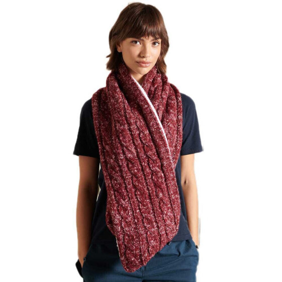 SUPERDRY Tweed Cable Snood