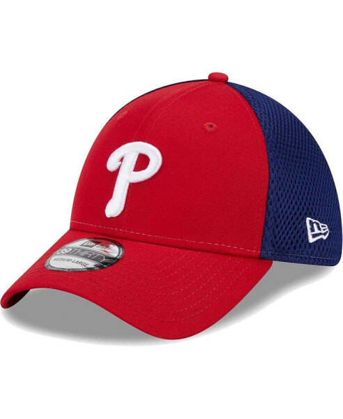 Бейсболка New Era мужская красная Philadelphia Phillies Team Neo 39THIRTY Flex Hat