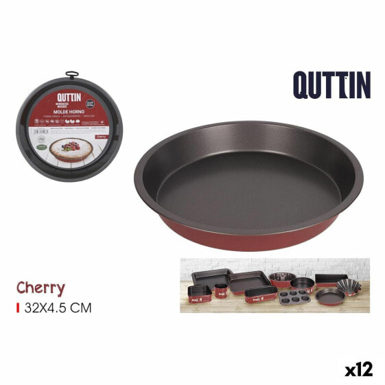 Форма для выпечки Quttin Cherry из углеродистой стали 32 x 32 x 5 см (12 штук)