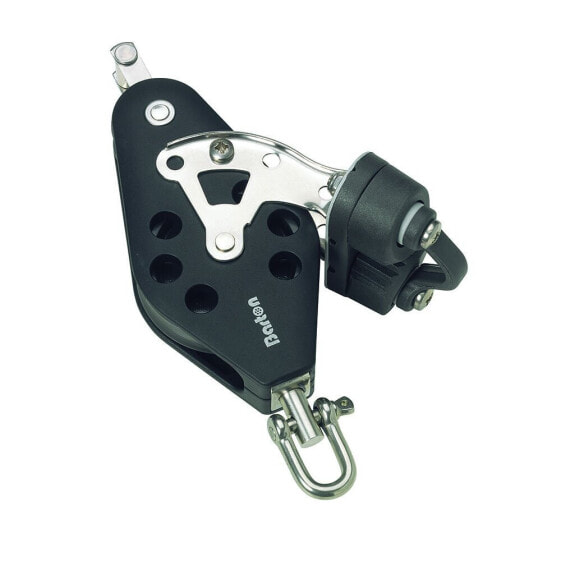 BARTON MARINE 7802631 370kg 8 mm Triple Swivel Pulley With Rope Support/Cleam Cleat
