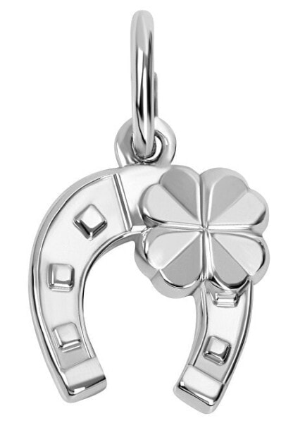 Silver horseshoe pendant with quatrefoil 441 001 01 663 04