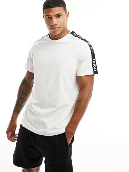 Hugo Bodywear sporty logo t-shirt in white