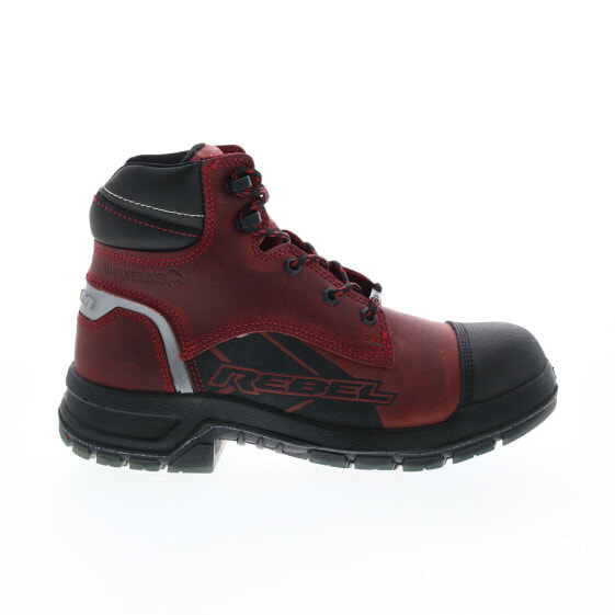 Wolverine Ram Trucks Collection Tradesman Safety Toe Mens Red Wide Boots 10