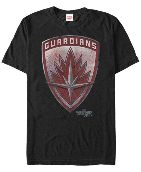 Marvel Men's Guardians of the Galaxy Vol. 2 Drax Guardians Shield Short Sleeve T-Shirt