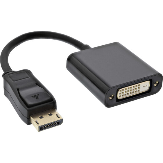 InLine DisplayPort Adapter Cable male / DVI-D 24+5 female black 0.15m