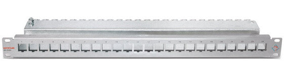 Dätwyler Cables MS-K 24x - RJ-45 - Cat6,Cat6a - Gray - Rack mounting - 1U - 482 mm