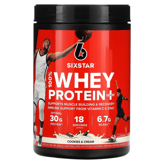 Протеин сывороточный SIXSTAR Whey Protein Plus, Тройной шоколад, 1.82 фунта (826 г)