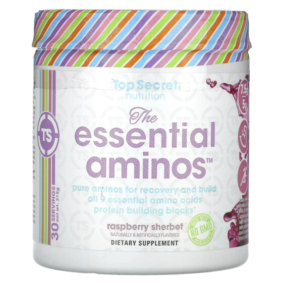 Аминокислоты Top Secret Nutrition Essential Aminos, Малиновое мороженое, 315 г