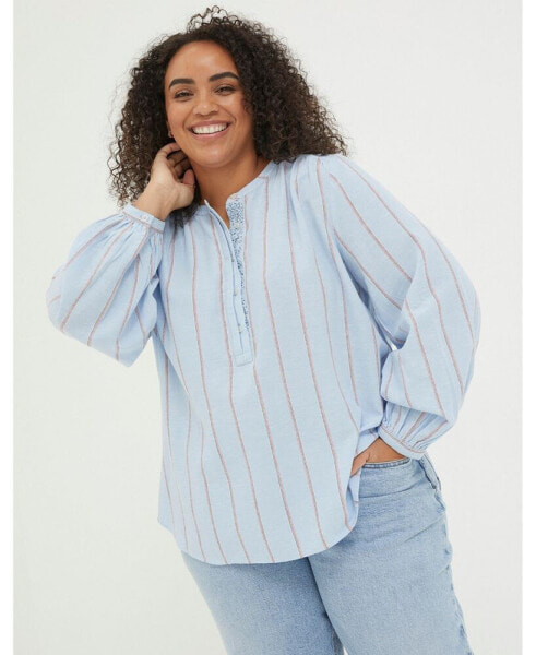 Plus Size Mallie Stripe Shirt