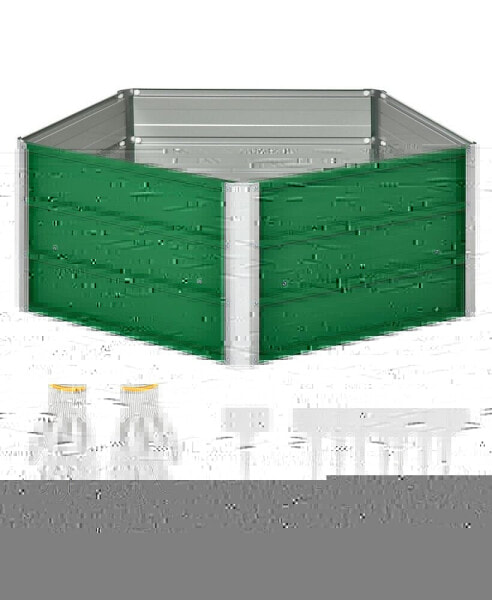 40'' Raised Garden Beds for Vegetables Large Metal Planter Box