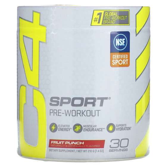 C4 Sport, Pre-Workout, Fruit Punch, 7.4 oz (210 g)