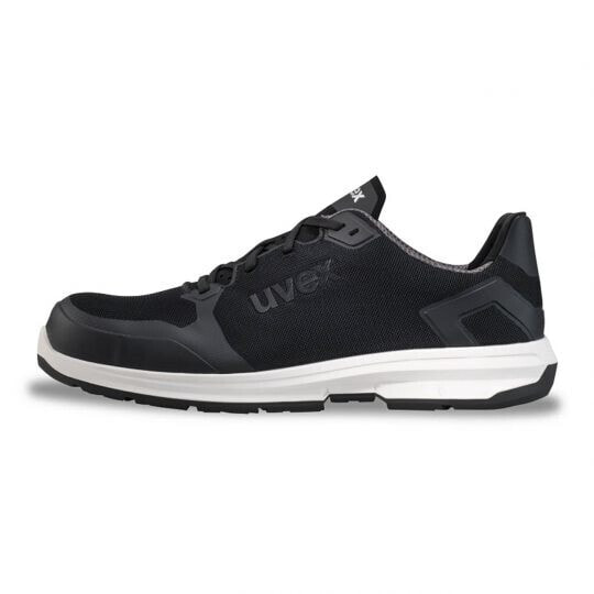 UVEX Arbeitsschutz 65948 - Unisex - Adult - Safety sneakers - Black - White - ESD - S1 - SRC - Lace-up closure