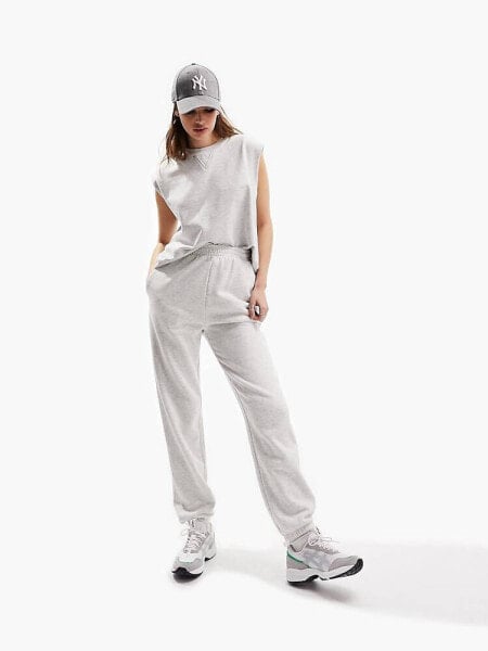  ASOS DESIGN ultimate jogger in ice marl