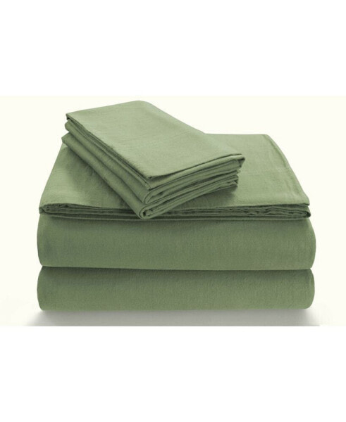 Flannel Extra Deep Pocket Cal King Sheet Set