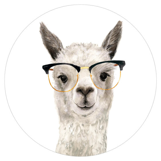 Hippes Lama mit Brille I