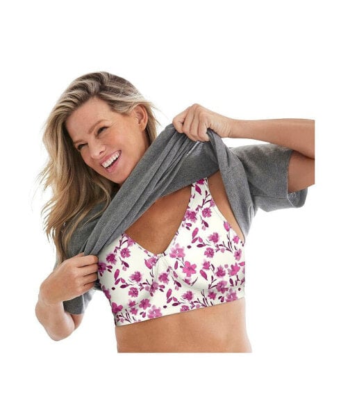 Plus Size Wireless Microfiber T-Shirt Bra