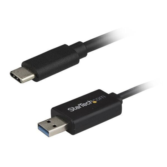 StarTech.com USB-C to USB 3.0 Data Transfer Cable for Mac and Windows - 2m (6ft) - 2 m - USB A - USB C - USB 3.2 Gen 1 (3.1 Gen 1) - 5000 Mbit/s - Black