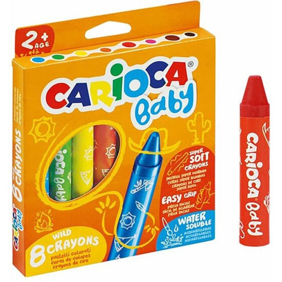 CARIOCA Box of 8 Baby Crayons