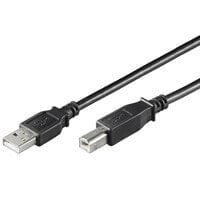 Goobay 68901 - USB 2.0 Hi-Speed Kabel A-Stecker> B-Stecker 3.0 m schwarz - Cable - Digital