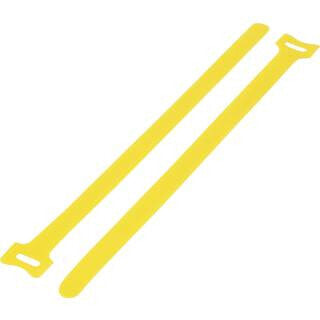 Conrad Electronic SE Conrad TC-MGT-180YW203 - Hook & loop cable tie - Yellow - 18 cm - 12 mm