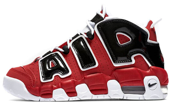 Nike Air More Uptempo Bulls Hoops Pack GS 415082-600 Basketball Shoes