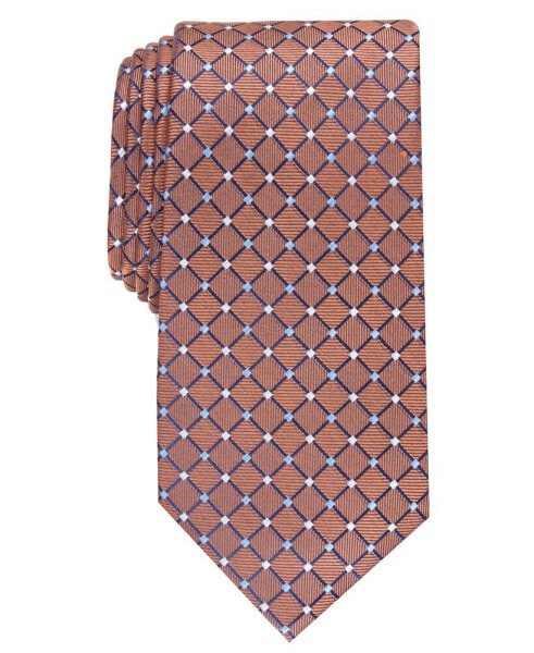 Men's Classic Grid Tie, Created for Macy's