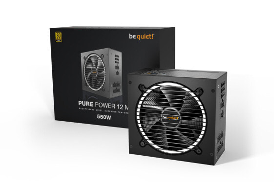 Be Quiet! Pure Power 12 M - 550 W - 100 - 240 V - 600 W - 50 - 60 Hz - 10/5 A - Active
