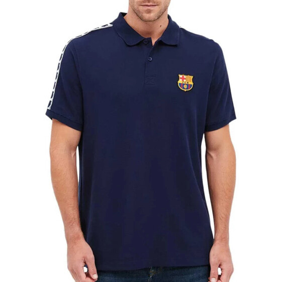 BARÇA Tape short sleeve polo