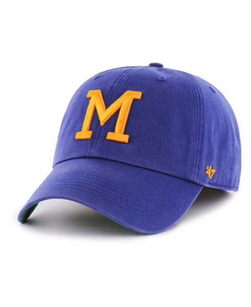 Men's Royal Milwaukee Brewers Cooperstown Collection Franchise Logo Fitted Hat