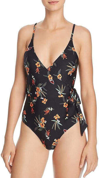 MINKPINK 262440 Women's Sunkissed Printed Wrap One Piece Swimsuit Size Small