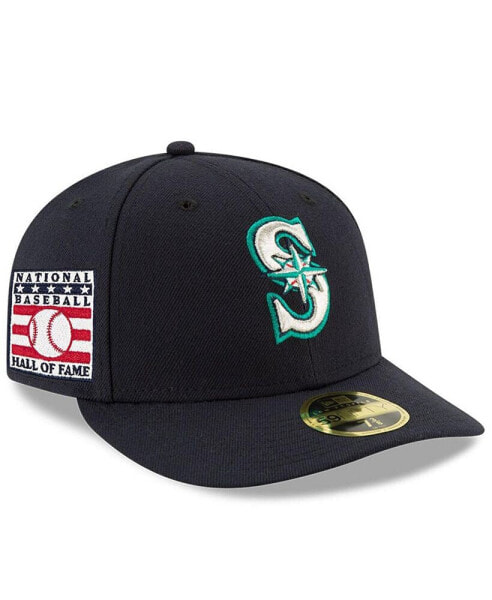 Men's Navy Seattle Mariners National Baseball Hall of Fame Low Profile 59FIFTY Fitted Hat