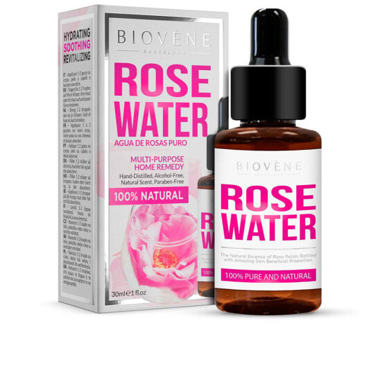 Сыворотка для лица BIOVENE ROSE WATER PURE AND NATURAL омолаживающая 30 мл