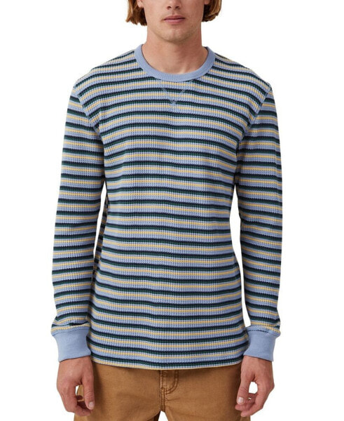 Men's Chunky Waffle Long Sleeve T-shirt